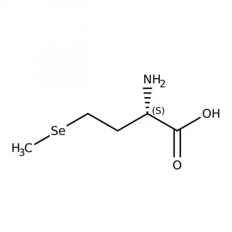 Chemical structure of Seleno-L-methionine | 3211-76-5